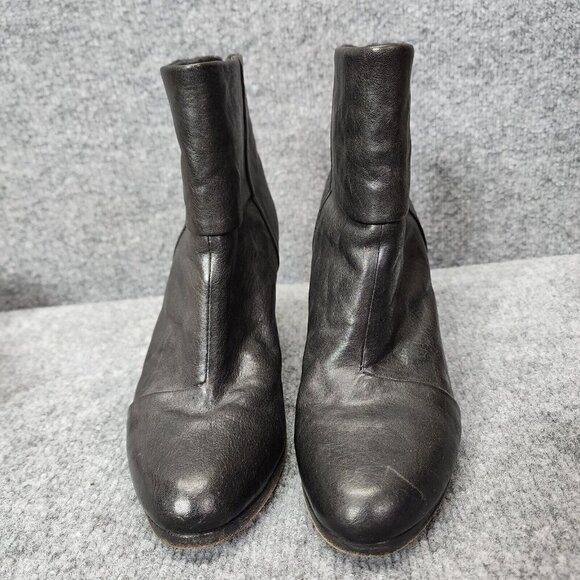 Rag & Bone Classic Newbury Ankle Boots Booties Black Leather Size 9.5 39.5 - Picture 6 of 16